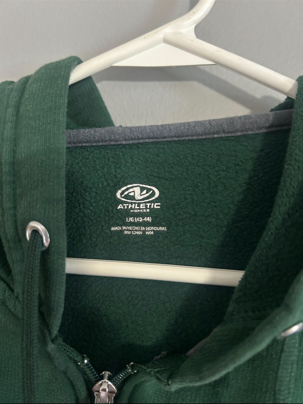 Green zip up - Picture 3 of 3